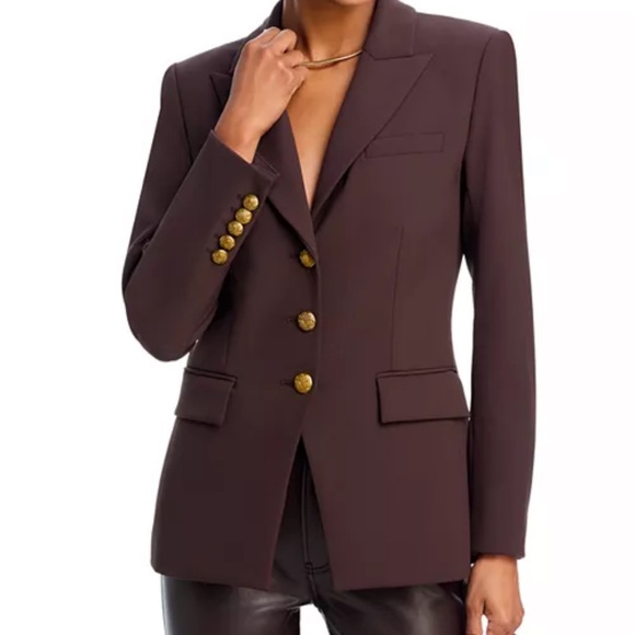 Veronica Beard Orlane Dickey Jacket in Dark Chocolate - Picture 2 of 5